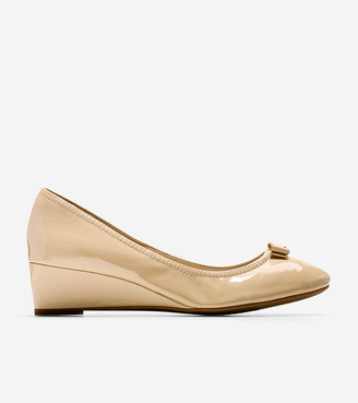cole haan tali soft bow wedge