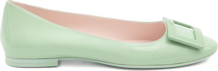 Roger Vivier Gommettine Leather Ballets