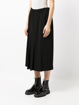 Thumbnail for your product : Comme des Garçons Comme des Garçons Front-Pleated Midi Skirt