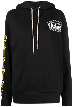 Aries Temple cotton hoodie