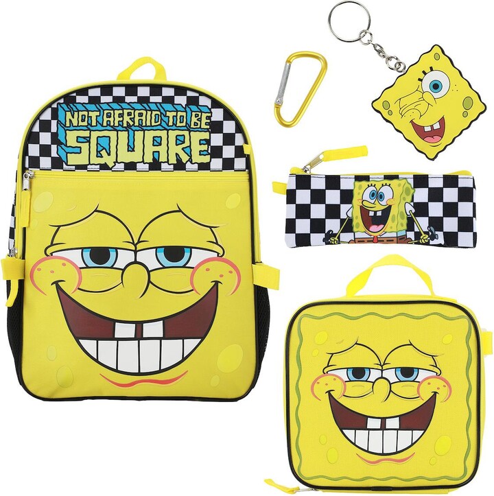 SpongeBob Squarepants 5-Piece Backpack & Lunchbox Set