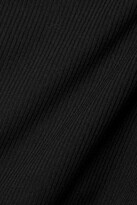 Thumbnail for your product : Nike Yoga Luxe Cropped Ribbed Infinalon Dri-fit Tank - Black