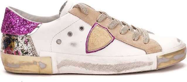 Philippe Model Eyelet Detailed Lace-Up Sneakers