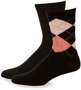 Thumbnail for your product : Hue Two-Pair Argyle Boot Sock Set