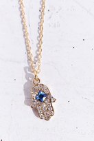 Thumbnail for your product : UO 2289 Hamsa Rhinestone Necklace