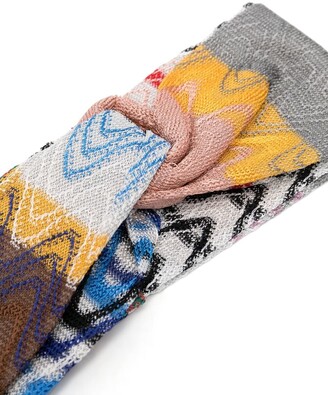 Missoni Embroidered Colour-Block Hairband