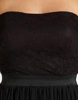 Thumbnail for your product : Lipsy Love Bandeau Pleated Maxi Dress