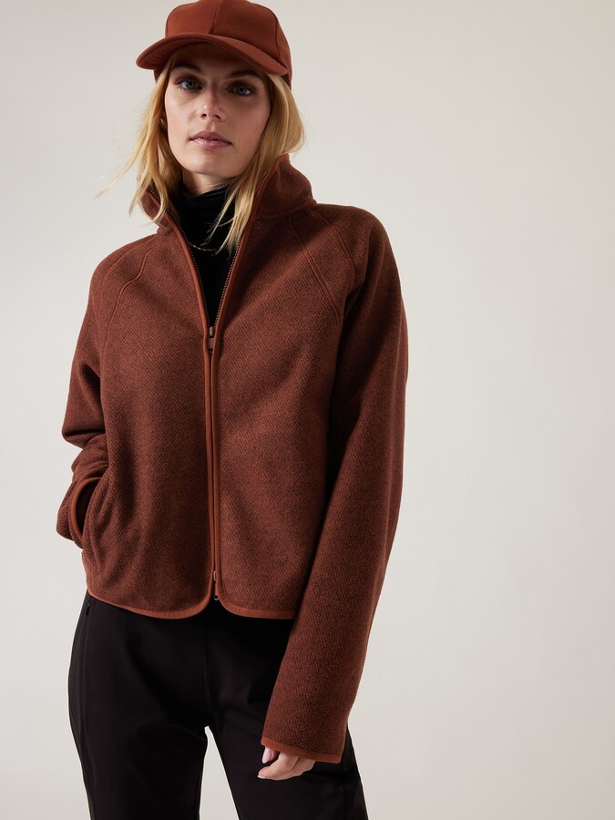 Athleta Stroll Fleece Full Zip Jacket ShopStyle