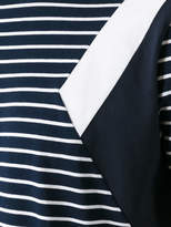 Thumbnail for your product : Neil Barrett geometric detail striped T-shirt