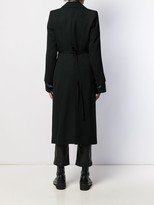 Thumbnail for your product : Ann Demeulemeester concealed fastening double-breasted coat