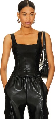 Women's Tank top Leather Tops