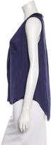 Thumbnail for your product : Raquel Allegra Sleeveless Satin Top
