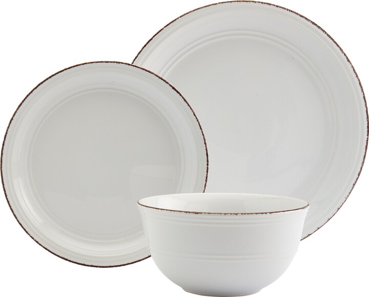 Tabletops Unlimited Tabletops Gallery Farmhouse 12-Piece Dinnerware Set