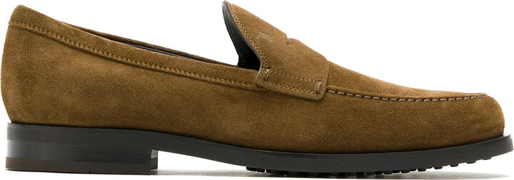 Tod's Suede Leather Loafers