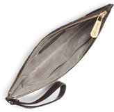 Thumbnail for your product : MICHAEL Michael Kors Large Bedford Camo Calf-Hair Zip Clutch