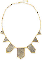 Thumbnail for your product : House Of Harlow Two-Tone Engraved Station Necklace