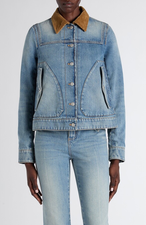 Alexander McQueen Boxy Denim Jacket