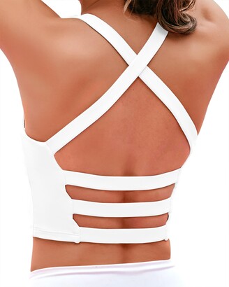 Women's Low Back Bra Lace Glossy U Shape Backless Bra 38B Black Bra Packs  for Women (Beige, M)
