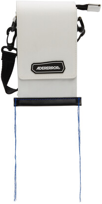 【 ADERERROR 】★Trace oedi pouches Ader Error White Trace Oedi Pouch - ShopStyle Shoulder Bags