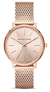 mk watches for her rose gold