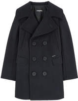 Thumbnail for your product : DSQUARED2 Mini Me woollen reefer jacket