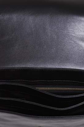 Lanvin Leather & Patent Shoulder Bag