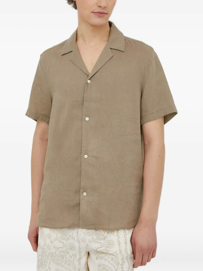 Drykorn Revere-Collar Short-Sleeve Shirt