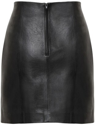 THE AL Ilde Leather Mini Skirt