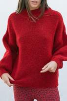 Thumbnail for your product : Rag Doll Ragdoll DROP SHOULDER SWEATER Red