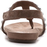 Thumbnail for your product : Pedro Garcia Judith Suede T Strap Sandals