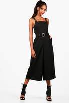 Thumbnail for your product : boohoo Safari Style Square Neck Jumpsuit