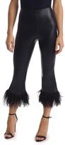 Thumbnail for your product : Commando Faux Leather Feather Flare Leggings