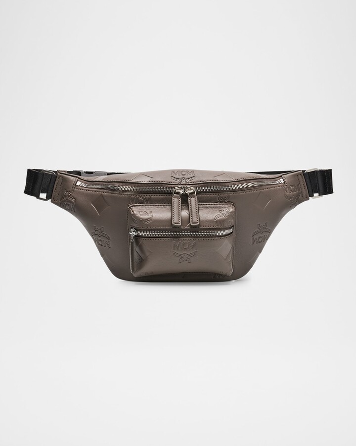 Men's Fursten Visetos Monogram Leather Belt Bag