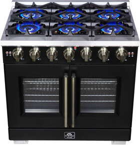 Forno Capriasca 36 French Door Gas Range