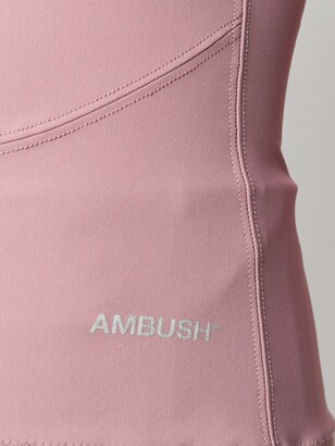 Ambush Pink Scuba Long-Sleeve Top