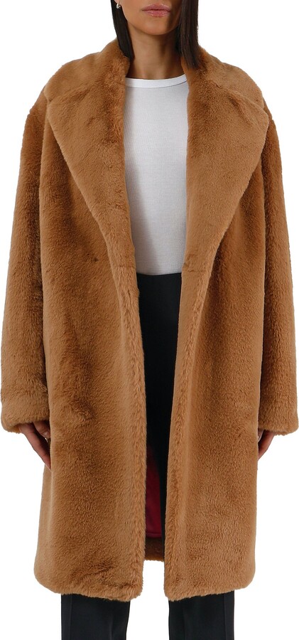 joules stella faux fur coat
