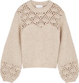 Thumbnail for your product : Merlette New York Alix Stone Panelled Knitted Jumper