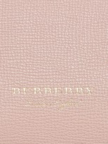 Thumbnail for your product : Burberry Small Grainy Leather and House Check tote bag
