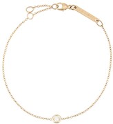 Thumbnail for your product : Zoë Chicco 14kt Yellow Gold Single Floating Diamond Bracelet