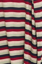 Thumbnail for your product : Stateside Striped Ribbed Jersey Turtleneck Top