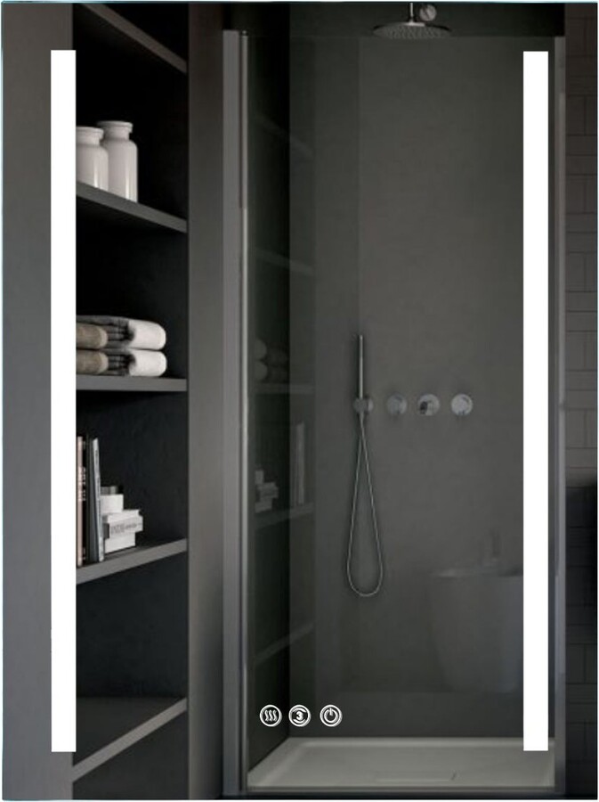 TONWIN LED Bathroom/Vanity Mirror, 24 x 32" Dimmable AntiFog Wall