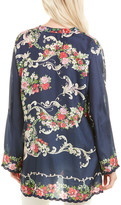 Thumbnail for your product : Johnny Was Hadley Silk Tunic