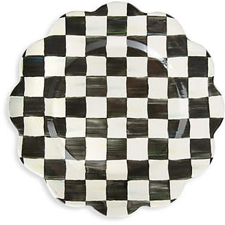 Mackenzie Childs MacKenzie-Childs MacKenzie-Childs Courtly Check Enamel Petal Charger/Plate