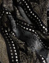 Thumbnail for your product : Marks and Spencer Cotton Rich Jacquard Stripe Scarf