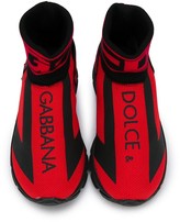 Thumbnail for your product : Dolce & Gabbana Children Slip-On Sneakers