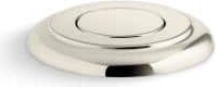 Kohler Garbage Disposal Air Switch Button in Vibrant Polished Nickel