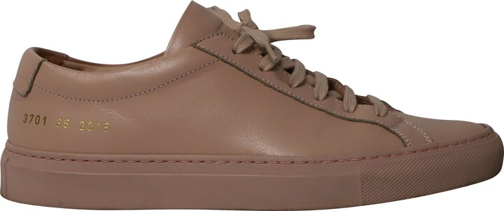 Common Projects Original Achilles in Pink Leather