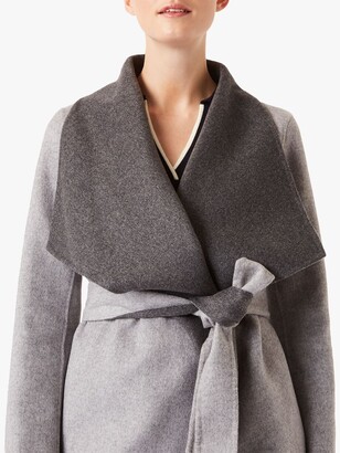 Hobbs London Gabriella Wool Blend Coat, Grey