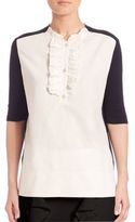 Thumbnail for your product : Marni Knit Back Top with Front Ruffles