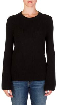 Michael Kors Crew-Neck Bell-Sleeved Sweater